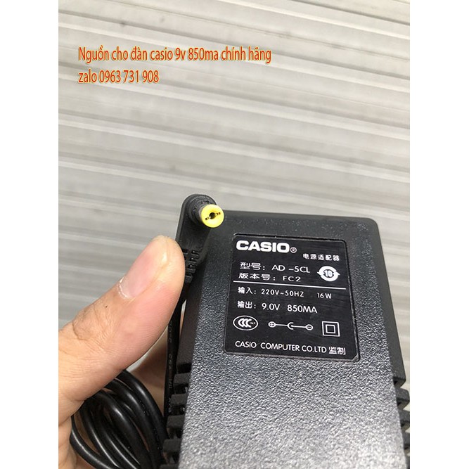 Adapter- nguồn đàn casio 9v 850mA (xịn) chính hãng