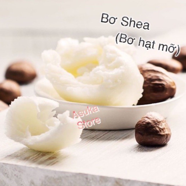 Bơ Shea_ Bơ Hạt Mỡ (10g/50g/100g)_ Nguyên Liệu Mỹ Phẩm Handmade