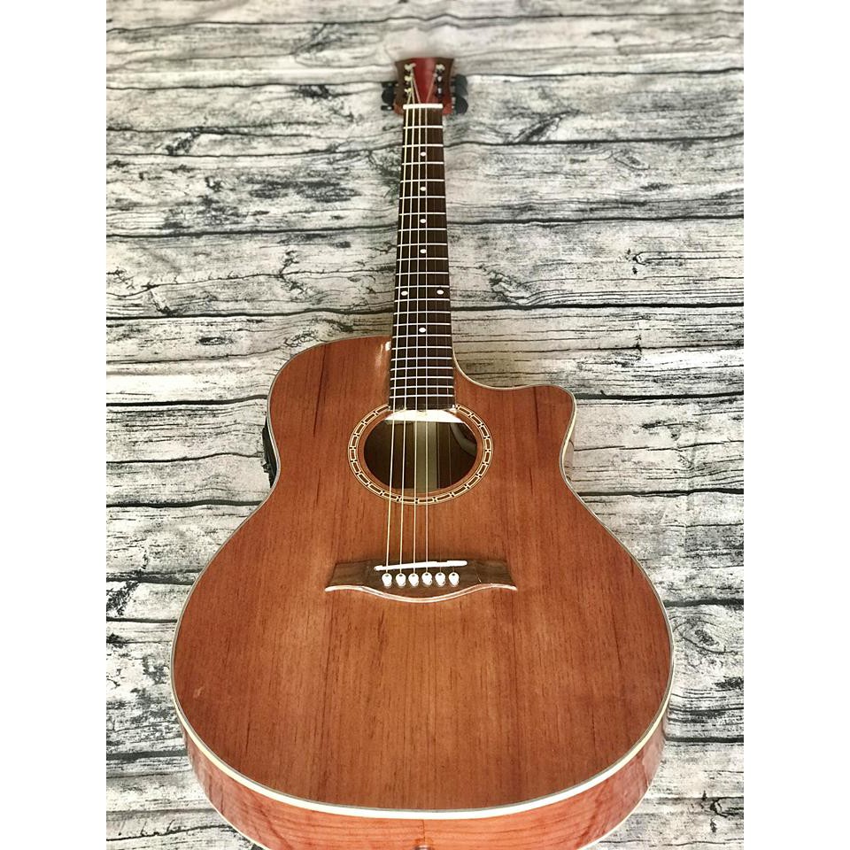 Guitar Acoustic gỗ thịt HD-F75Sv có EQ kết nối ra loa