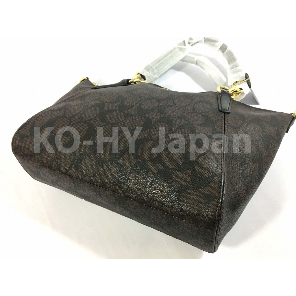 Túi thời trang COACH Handbag-dark brown