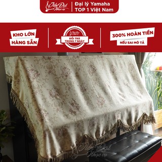 Khăn Phủ Đàn Piano Thêu Hoa Hồng Bất Tử KC-06
