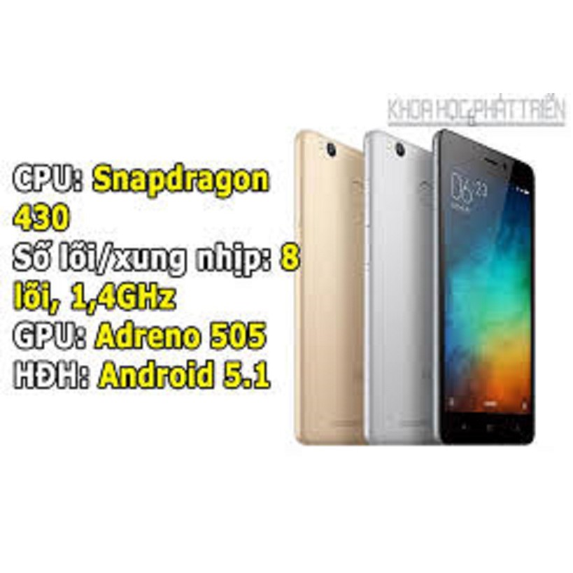điện thoại CHÍNH HÃNG Xiaomi Redmi 3S ( Xiaomi 3 S ) 2sim 32G mới - Chiến PUBG-LIÊN QUÂN mượt