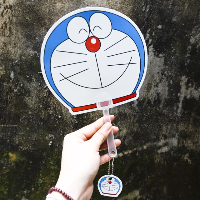 Quạt Mini Cầm Tay mùa hè pilu  2 mặt