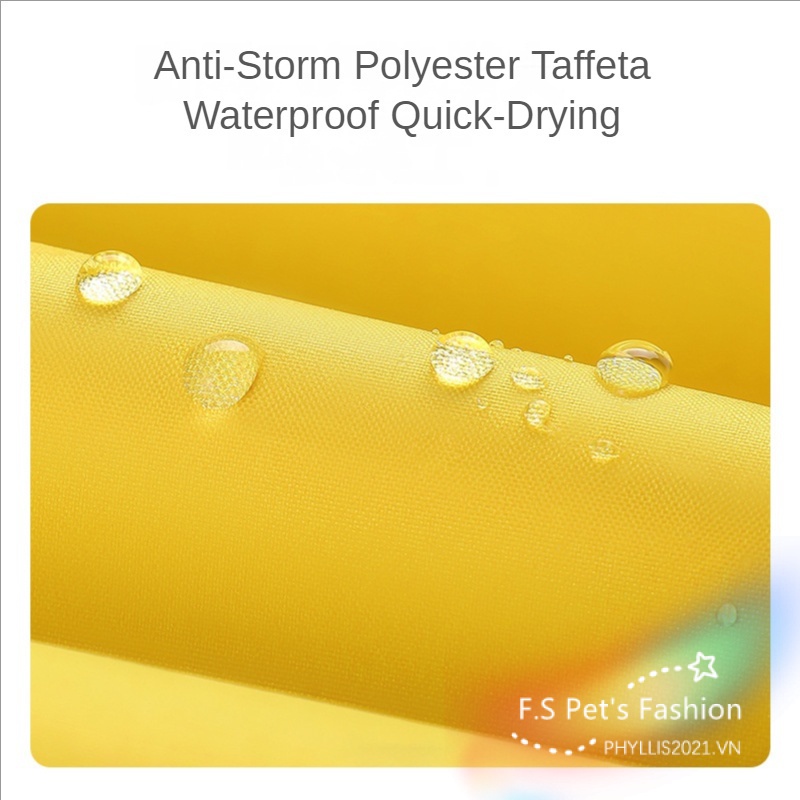 Áo Mưa Thời Trang Nhiều Màu Sắc Cho Chó Cỡ Vừa Và Lớn 3XL-8XL