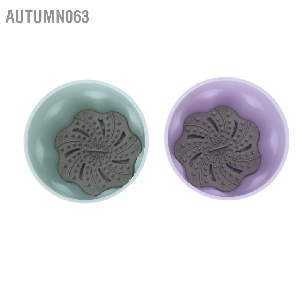 Autumn063 2 Bộ Cọ Mỹ Phẩm Máy Rửa Mặt Dụng Cụ Trang Điểm Cầm Tay Chà Bát