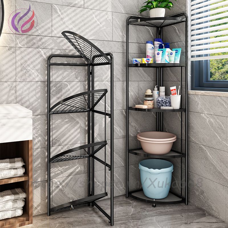 Kệ Thép Đa Năng Gấp Gọn, Kệ Góc Để Đồ Nhà Bếp