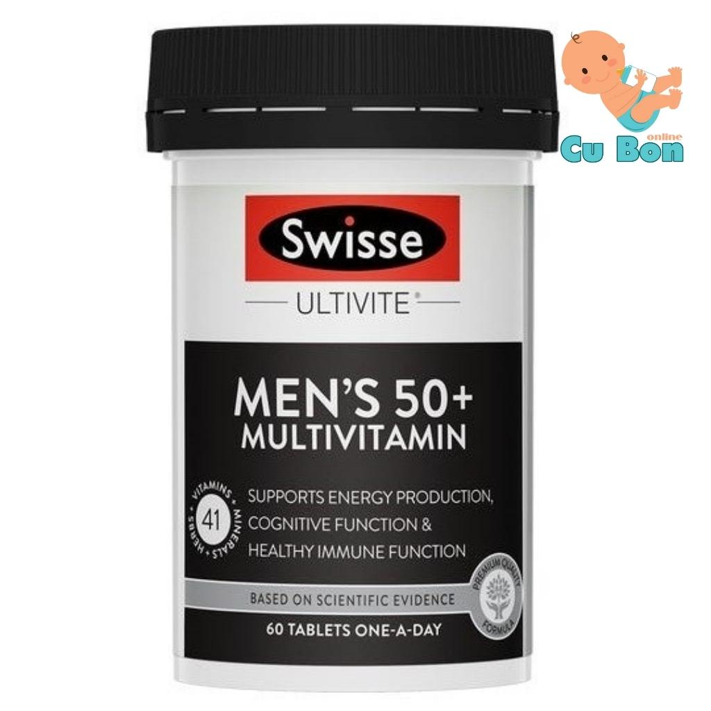 Vitamin Tổng Hợp Cho Nam, Nữ Swisse Men’s/Women's Ultivite Multivitamin của úc 60 viên