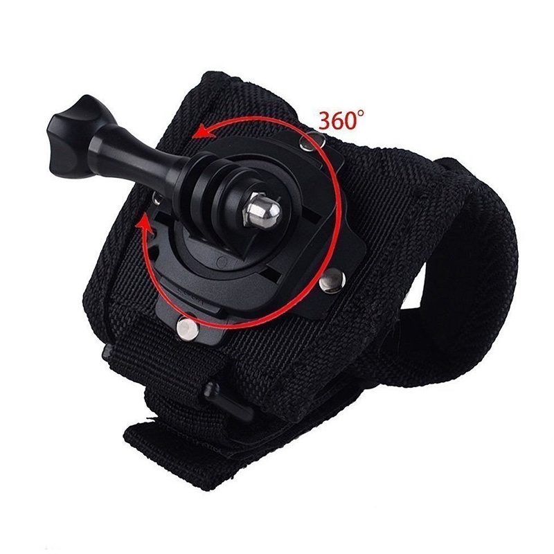 Dây Đeo Cổ Tay Điều Chỉnh 360 Độ Gắn Camera Go Pro Hero 10 9 8 7 6 DJI Action 2