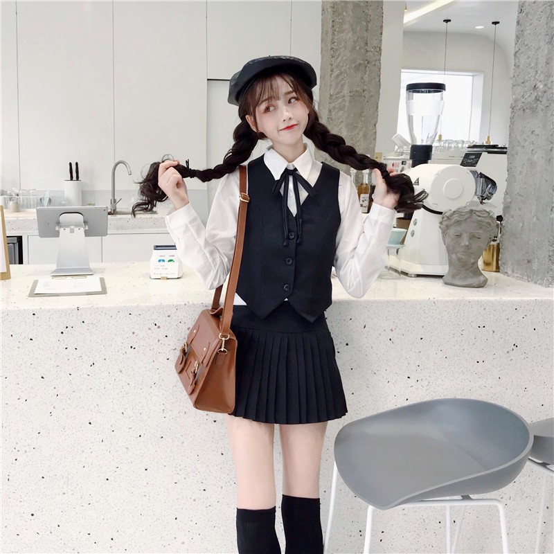 Set bộ nữ sơ mi tay dài gile Emilyshop