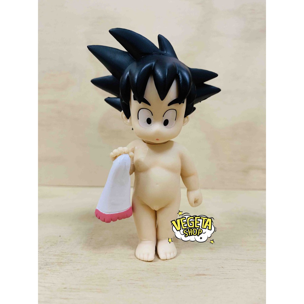 Mô hình Dragon Ball - Mô hình Songoku Goku Young - Goku cởi chuồng tắm - Dragon Ball Styling - Fullbox - Cao 10,5cm