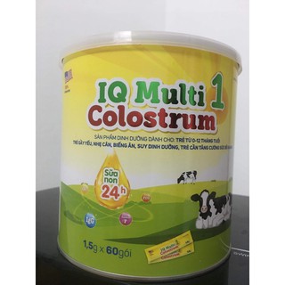 Sữa non IQ Multi Colostrum dành cho bé từ 0-12 tháng tuổi (1,5gx60 gói)