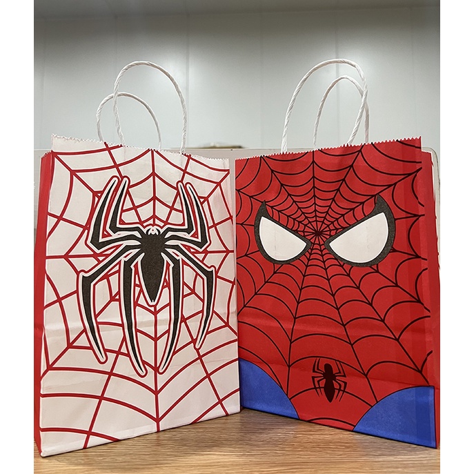 Túi Tote In Hình Siêu Anh Hùng Marvel 21*15*8cm Cho Bé