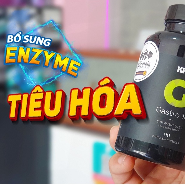 KFD GASTRO, VIÊN UỐNG BỔ SUNG ENZYME, HỖ TRỢ TIÊU HÓA, HẤP THỤ LACTOSE, CHỐNG TÁO BÓN (90 VIÊN)