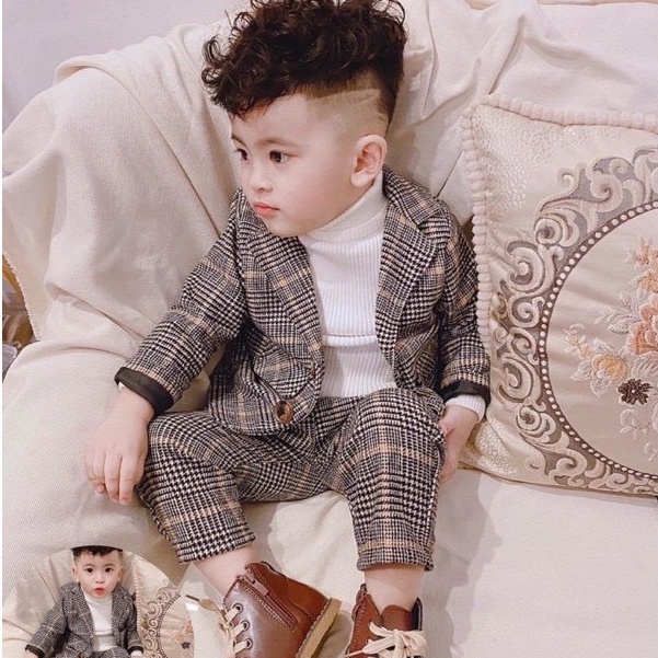 Sét váy vest cho bé trai và bé gái điệu xinh