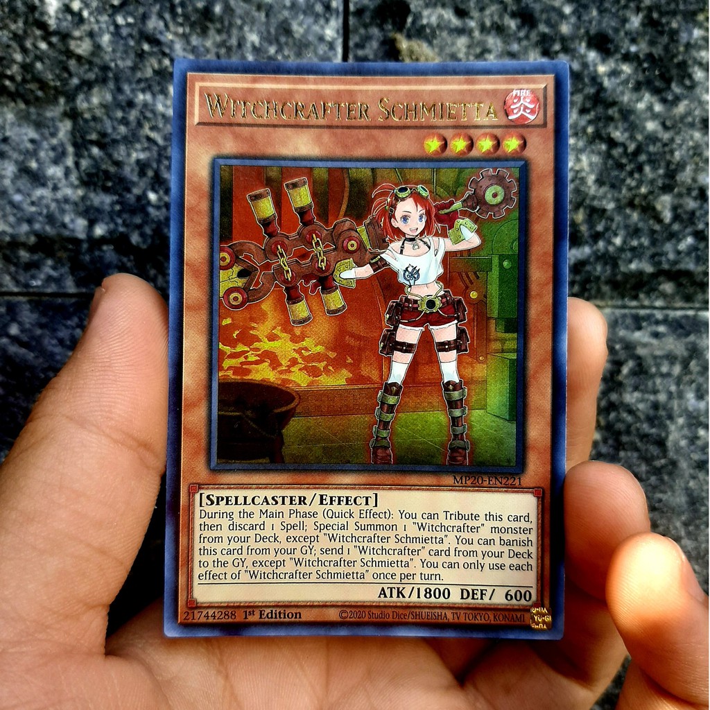 THẺ BÀI YUGIOH Witchcrafter Schmietta