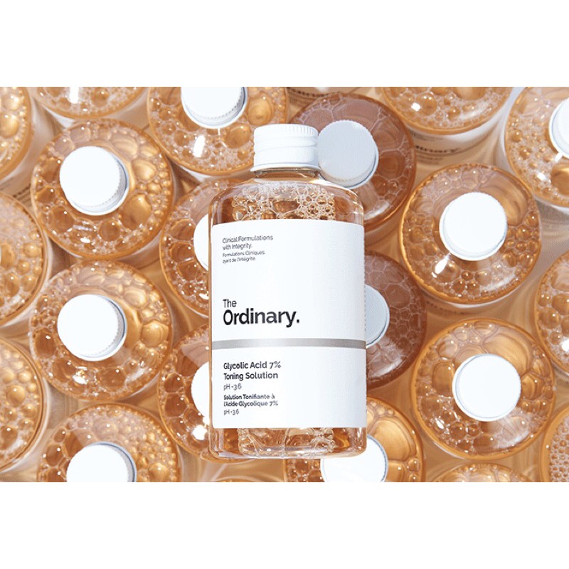 The Ordinary  Glycolic Acid 7% Toning Solution  240mL - Bill Canada/US - Toner tẩy tế bào chết hóa học nhẹ nhàng