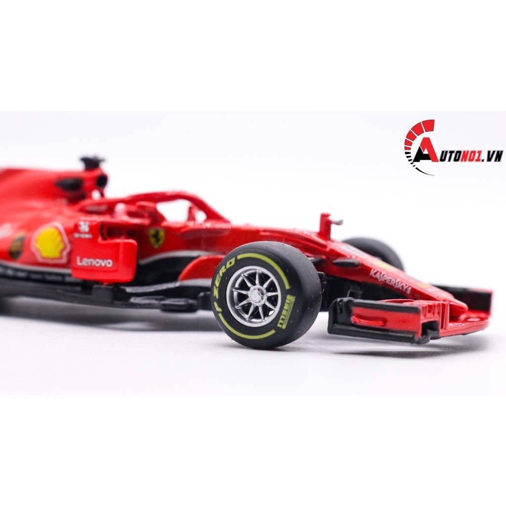 MÔ HÌNH XE F1 FERRARI SF71H RACING MODEL 2018 1:43 BBURAGO 5226