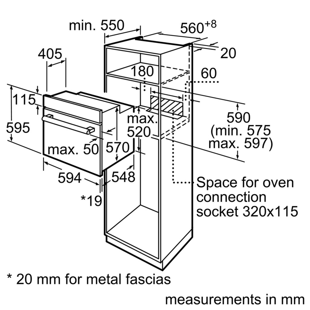 Lò nướng âm tủ Bosch HBF113BR0A nướng 3D cao cấp nhập khẩu Thổ Nhĩ Kỳ