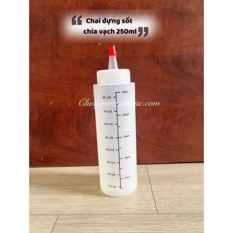 Chai nhựa , bình nhựa đựng nước sốt, thạch, tương ớt  250ml 500ml 700ml 1000ml