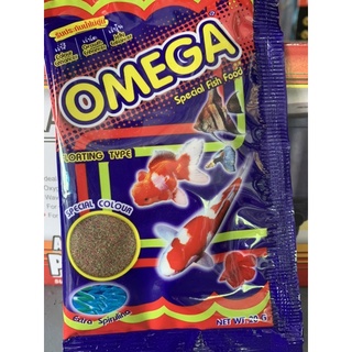 Cám omega bột dành cho cá nhỏ 20g