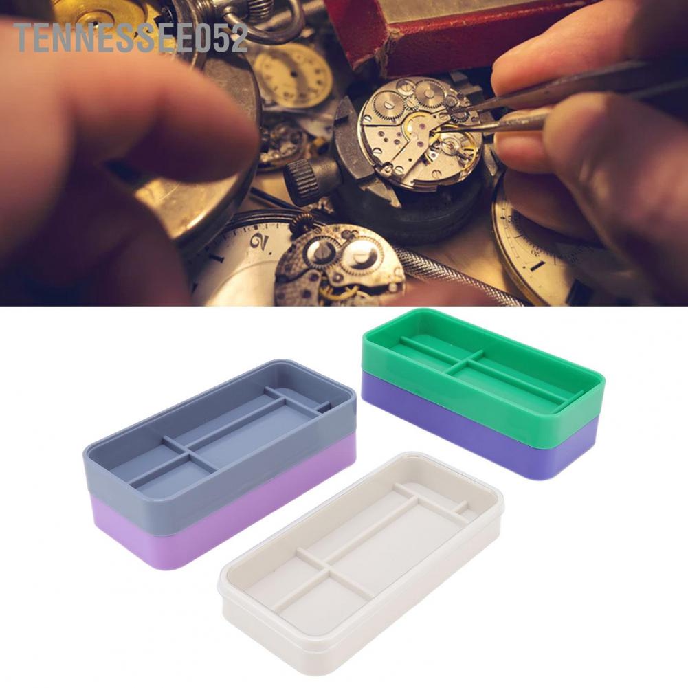 [Hàng Sẵn] Khay Nhựa Đựng Linh Kiện Đồng Hồ - Hộp đựng Dụng Cụ Sửa chữa đồng hồ 5 Tầng Siêu Bền【Tennessee052】