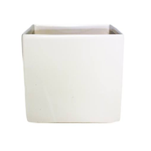 CHẬU VUÔNG TRẮNG 13X13