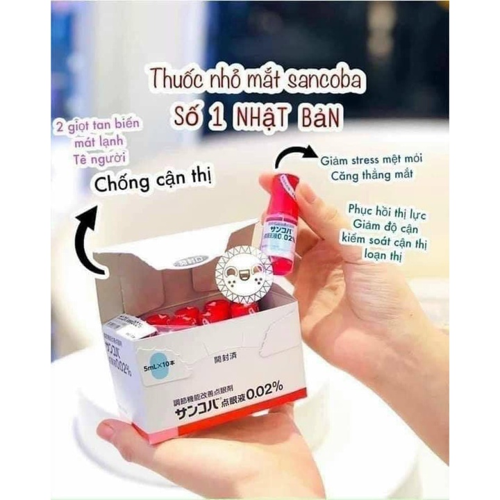 Santen - Nước nhỏ mắt Sancoba 0.02% 5ml Nhật Bản