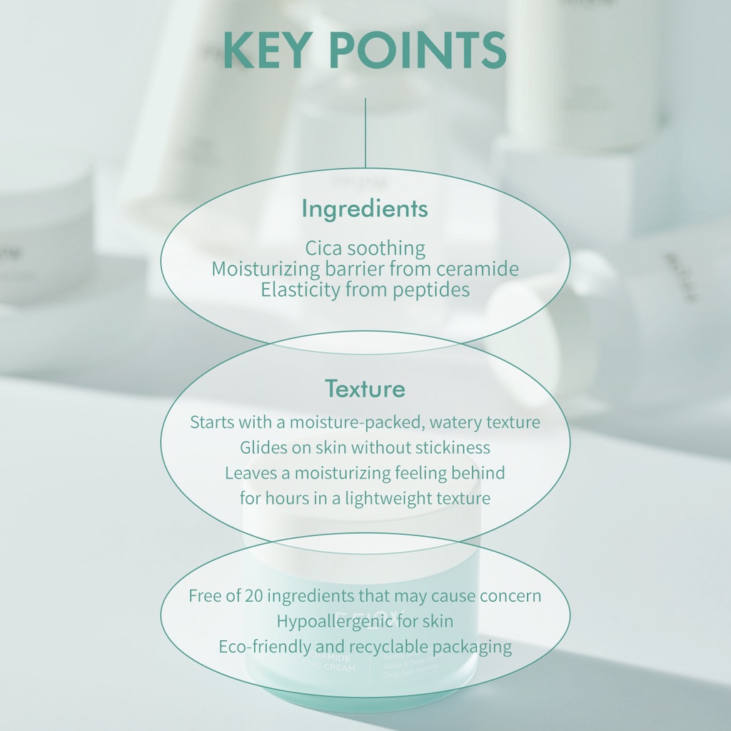 Kem dưỡng ẩm F.FLOW Cica Ceramide 70ml tái tạo da hiệu quả