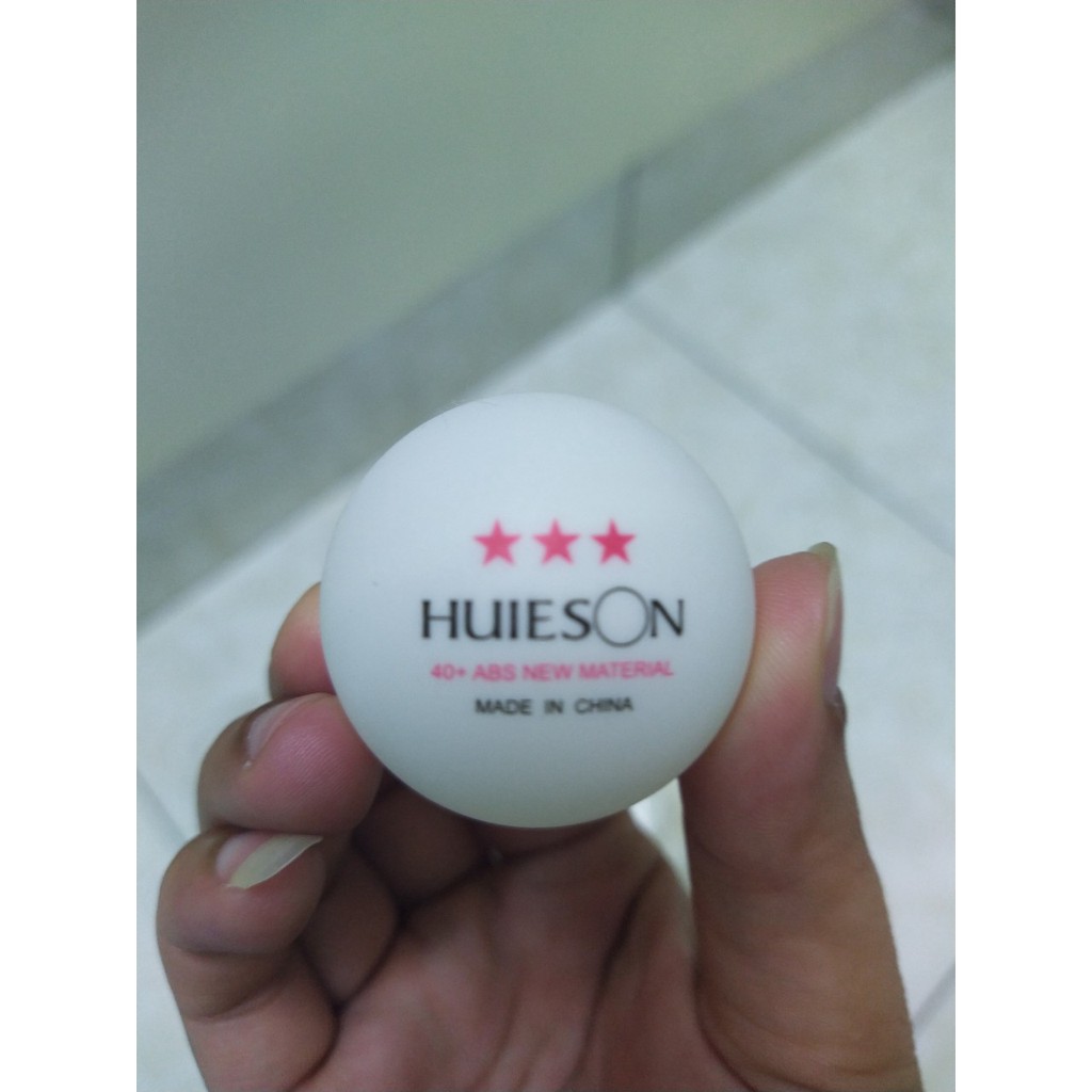 100 Quả bóng bàn tiêu chuẩn tập luyện Huieson VIP 3 sao chất lượng cực tốt - Banh bóng bàn Huieson