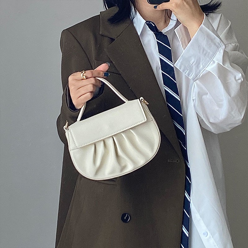 Túi xách tay đeo vai hình dạng đám mây mẫu 2020 phong cách Hàn Quốc thời trang mới dành cho nữ