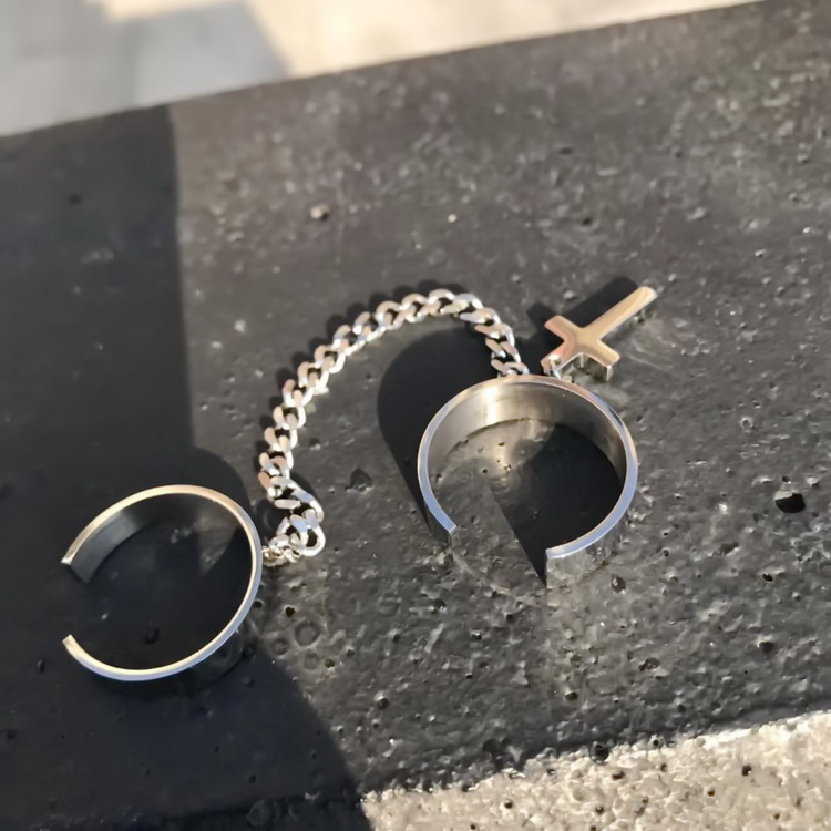 Nhẫn Đeo Tay Kim Loại Thời Trang Unisex