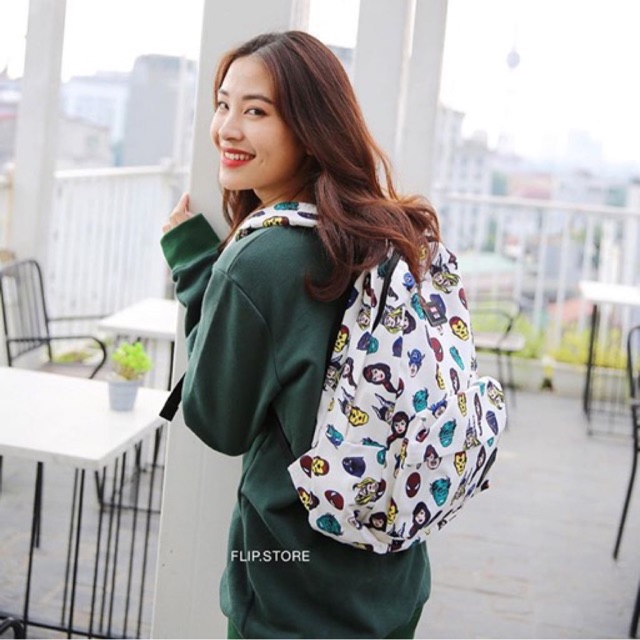 Balo Vans Marvel White