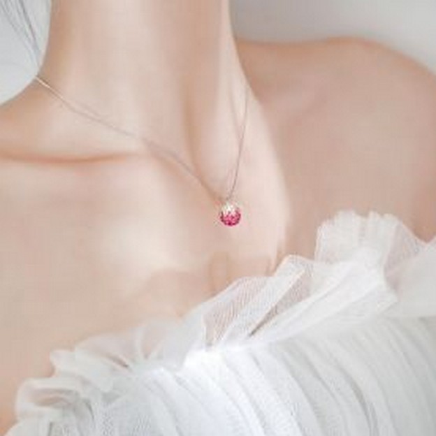 Dây chuyền bạc hạt châu vòng cổ trang sức phụ kiện nữ phong cách Hàn Quốc thiết kế sáng tạo đẹp thời trang