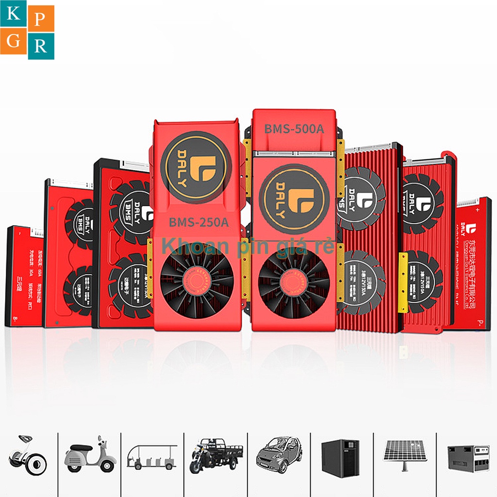 KPGR Mạch 10S 36V  Daly bảo vệ pin Li-ion 3.7V xe điện
