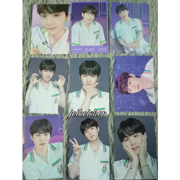 BTS MINI PHOTOCARD SOWOOZOO BO GÓC Jin Jimin Jungkook Group