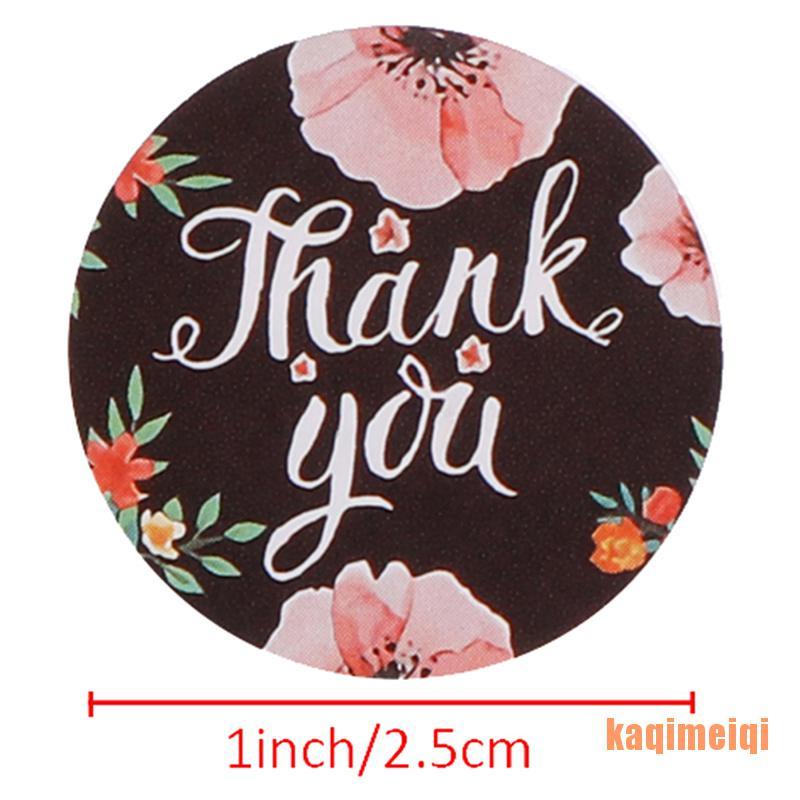 Cuộn 500 Nhãn Dán Thank You Trang Trí Sổ Tay Tiệc Cưới