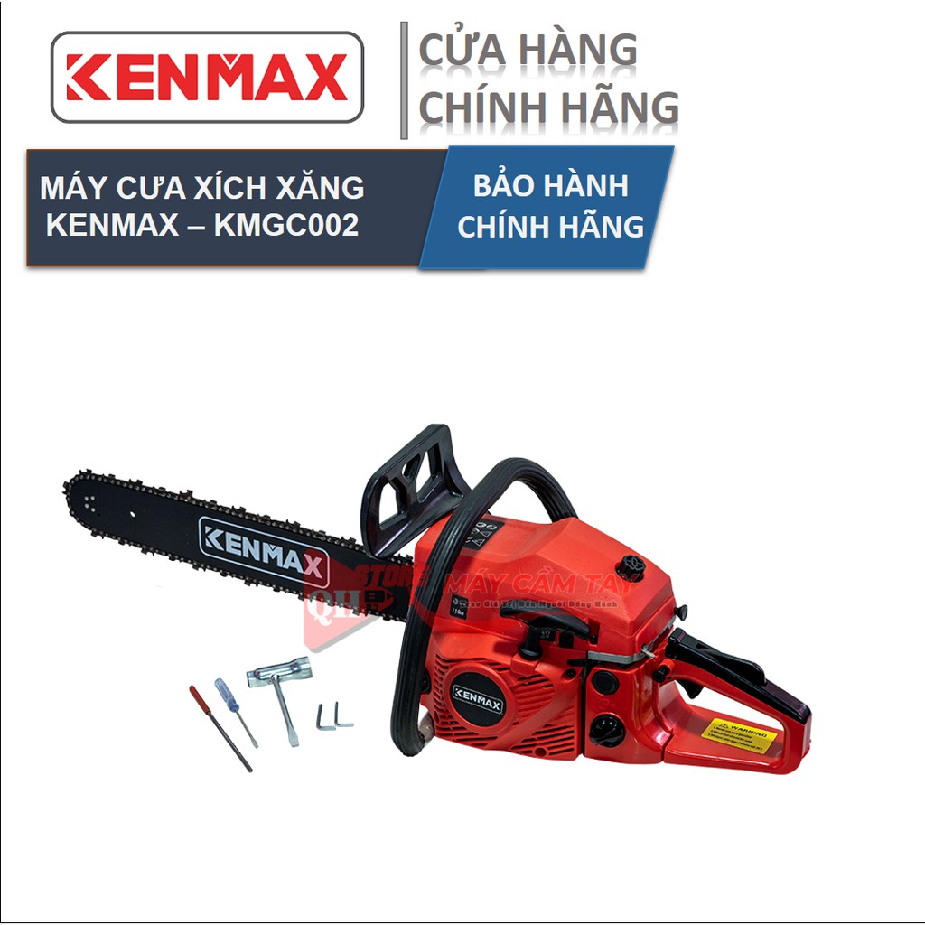 Máy Cưa Xích Chạy Xăng KENMAX | Công xuất 2100w Lam Cưa Dài 55cm |.