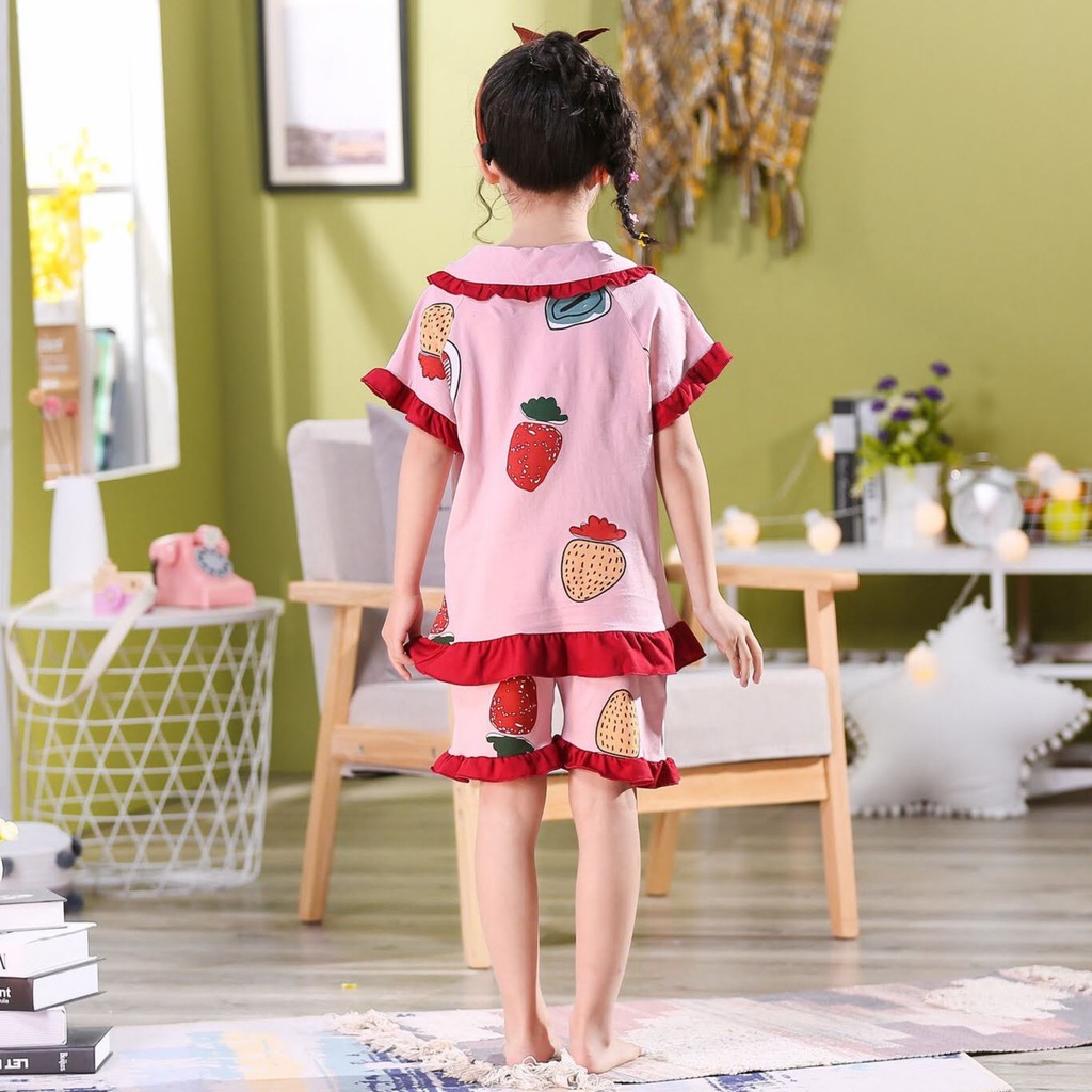 Đồ bộ dễ thương mặc nhà cho Bé Gái - Cotton mềm mại và thoải mái dạo phố