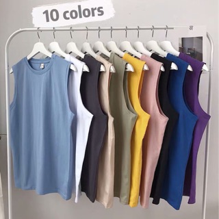 Áo tanktop trơn nam/ nữ