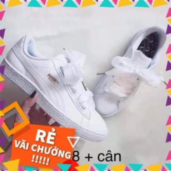 𝐑ẻ HÈ Giày puma besket heart all white Cao Cấp việt nam 💎 Uy tín . NEW new 2020 . new . , ! ' ; ོ , . 1 . 1 *