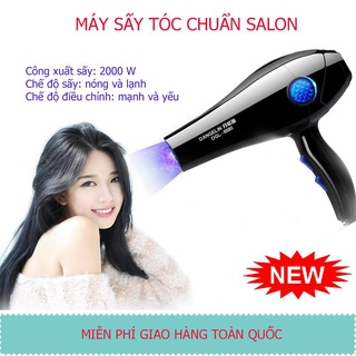 [ GIÁ VÔ ĐỐI ] Máy sấy tóc 2 chiều nóng  lạnh, Máy sấy DELIYA 8018 công suất 2000W - Tặng 5 Phụ Kiện Giúp Bạn Dễ Dàng