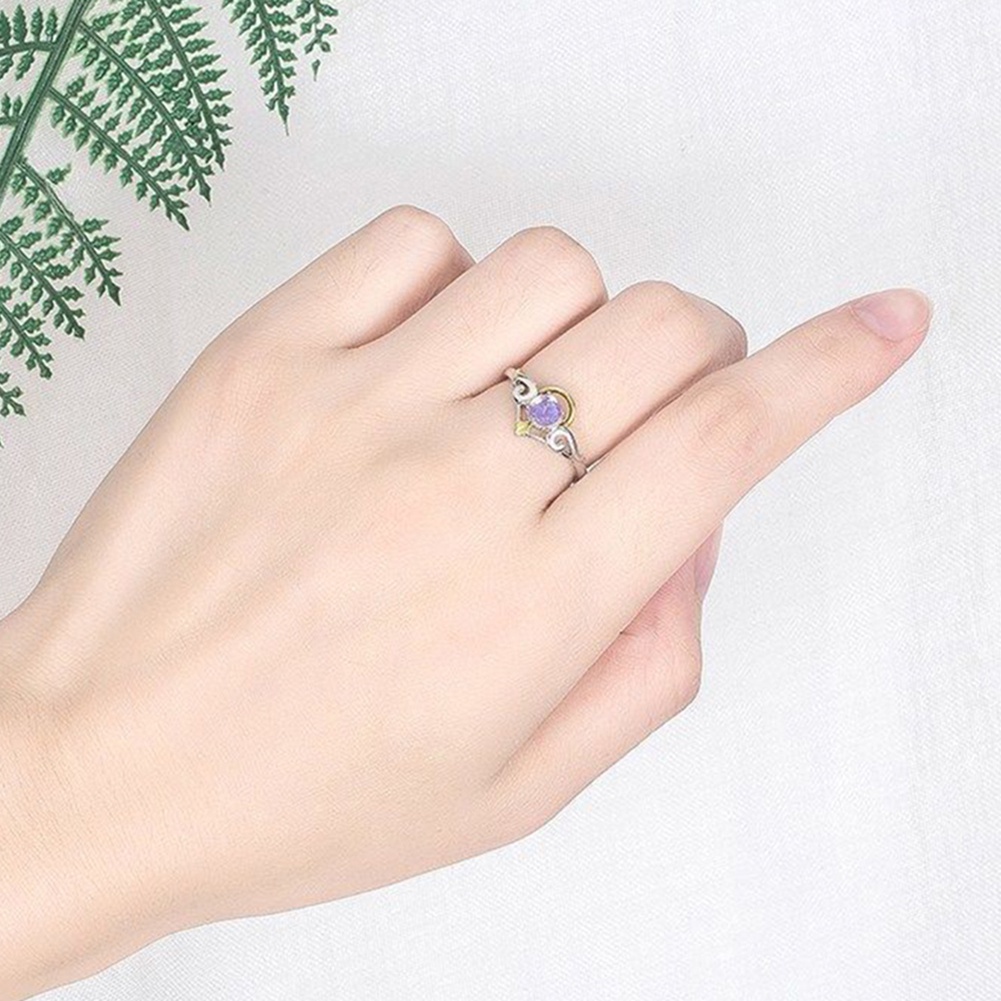 Nhẫn Đính Hôn Đôi Cánh Thiên Thần Ác Quỷ Thời Trang Có Thể Điều Chỉnh Làm Quà Tặng Trang Sức Cho Bạn Thân