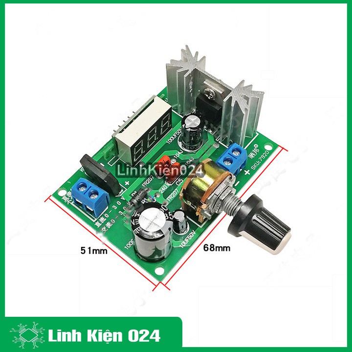 Module Nguồn LM317 INPUT 3-30VDC/3-20VAC