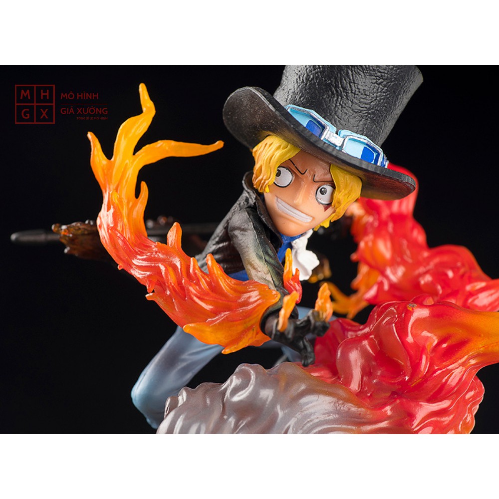 Mô hình One Piece Sabo siêu đẹp cao 12cm , trạng thái chiến đấu , figure mô hình one piece , mô hình giá xưởng