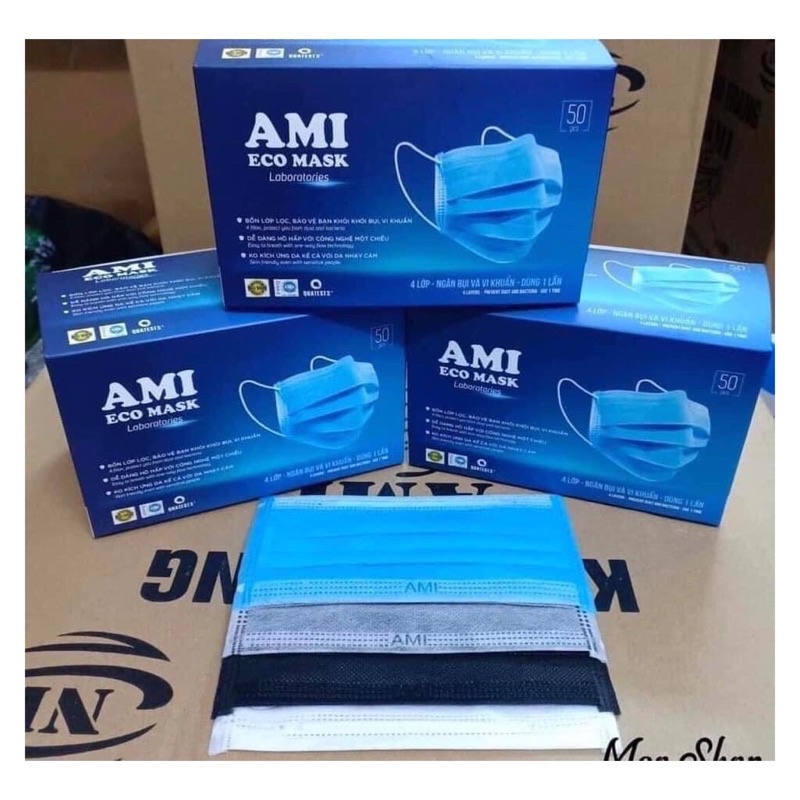 Khẩu Trang Y Tế Ami 4 Lớp Đơn Giản Phù Hợp Hầu Hết Với Tất Cả Mọi Người Không Cầu Kỳ Nhưng Đầy Và Đủ | BigBuy360 - bigbuy360.vn