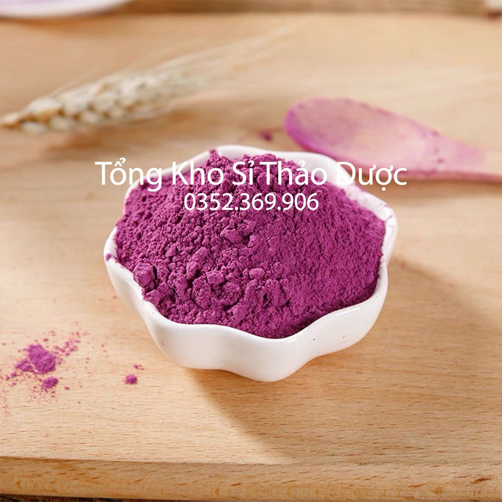 Bột khoai lang tím sấy lạnh 1kg (Bột rau củ tạo màu tự nhiên, làm bánh, nấu chè)