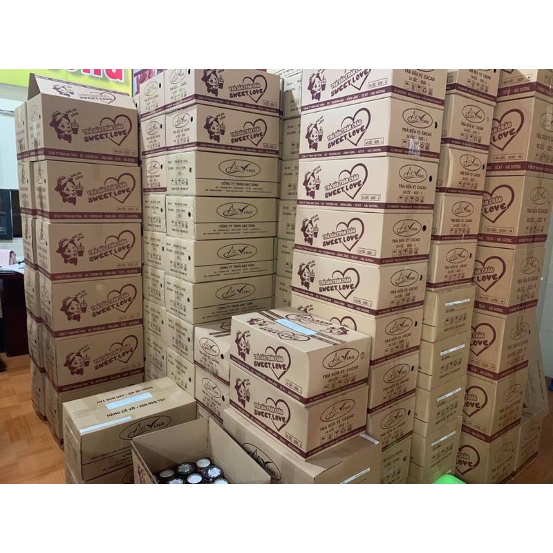 [RẺ VÔ ĐỊCH] TRÀ SỮA TRÂN CHÂU SWEET LOVE ĐÓNG HỘP TIỆN LỢI TỰ PHA | BigBuy360 - bigbuy360.vn