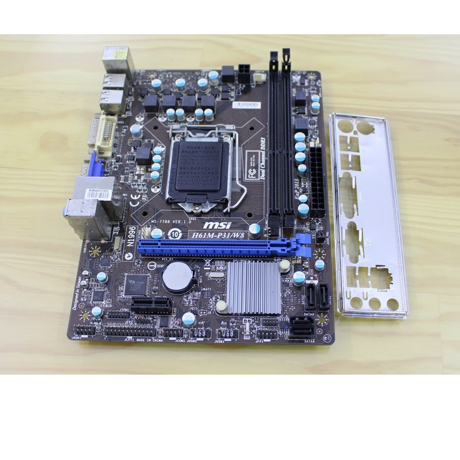 main msi h61 tháo case dùng tốt
