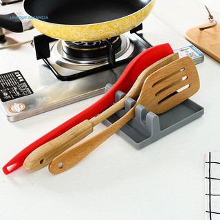 ✿UNI✿Kitchen Spatula Drain Rack Spoon Knife Pot Lid Rest Holder Tableware Organizer