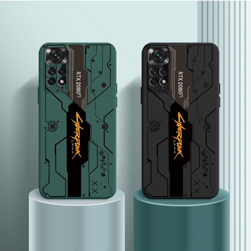 Ốp Điện Thoại Silicone Mềm Hình Cyberpunk Cho Xiaomi Redmi Note 11/4G 5G 11S Note 11